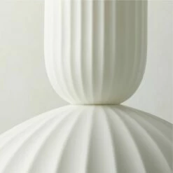 Jeanne Fluted White Porcelain Dome Pendant Light 9 Jeanne Fluted White Porcelain Dome Pendant Light -marin sHOP JeanneFltdPrclnPendantAVSHS23