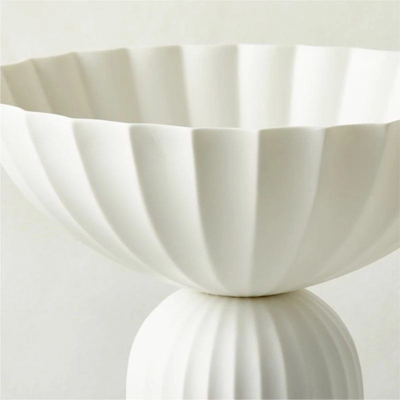 Jeanne Fluted White Porcelain Table Lamp 5 Jeanne Fluted White Porcelain Table Lamp - Image 3
