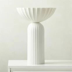 Jeanne Fluted White Porcelain Table Lamp