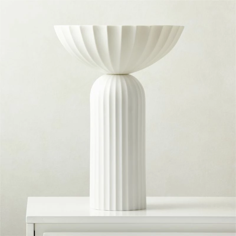 Jeanne Fluted White Porcelain Table Lamp 3 Jeanne Fluted White Porcelain Table Lamp