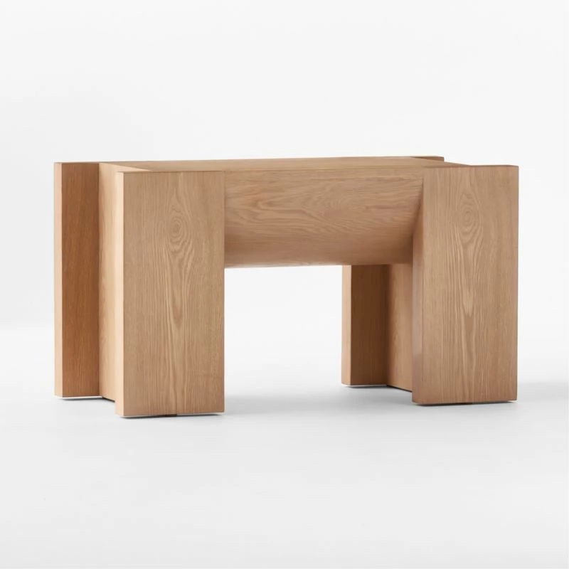 St. George Oak Wood Bench Small 4 St. George Oak Wood Bench Small - Image 2