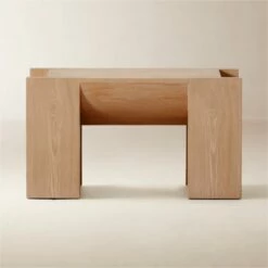 St. George Oak Wood Bench Small