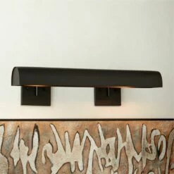 Jolie Black Picture Light Sconce 24'' -marin sHOP JolieMttBkWllArtScnc24inROF22