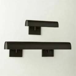 Jolie Black Picture Light Sconce 24'' -marin sHOP JolieMttBlackWllArtScncGrpFHF22