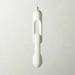 Jumeau White Concrete Pendant Light