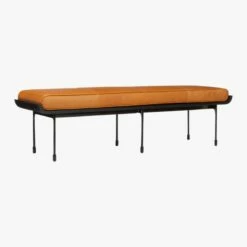 Juneau Leather And Metal Bench -marin sHOP JuneauLeatherNMetalBench3QS20