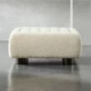 Fells Boucle Large Tufted Ottoman -marin sHOP KDFellsTftdBclOttomanLrgSHF21