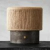 Ramble Short Dark Brown Ceramic Table Lamp With Jute Shade 2 Ramble Short Dark Brown Ceramic Table Lamp With Jute Shade -marin sHOP KDRambleTableLampSmSHF21
