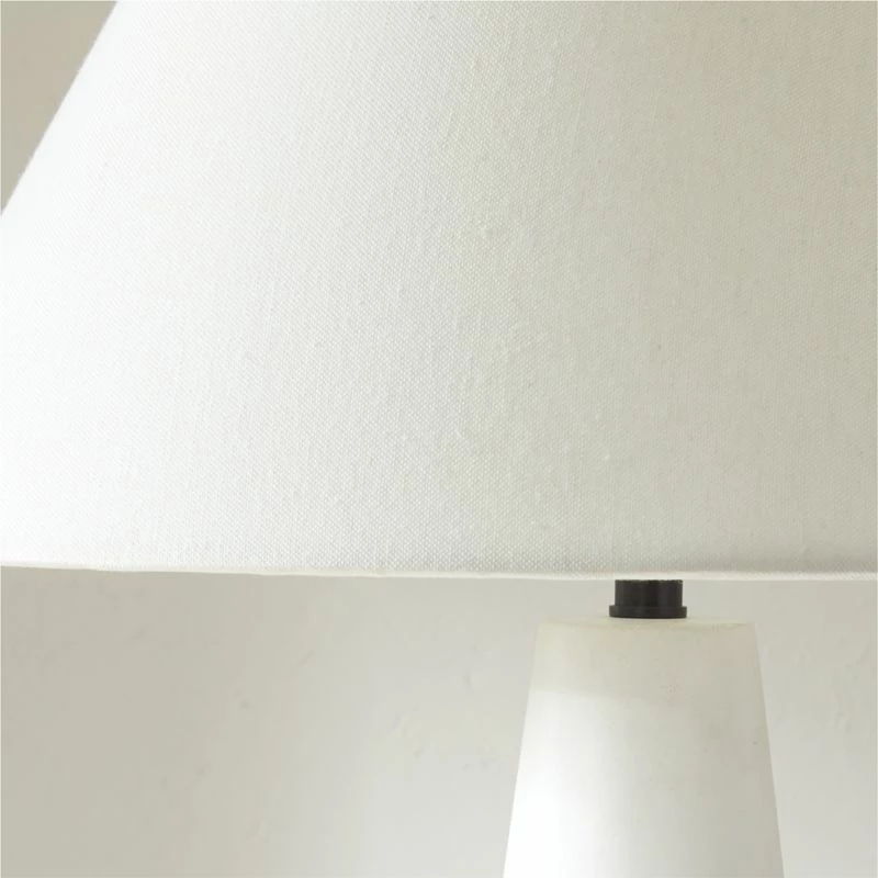 Polar White Cement Table Lamp 5 Polar White Cement Table Lamp - Image 3