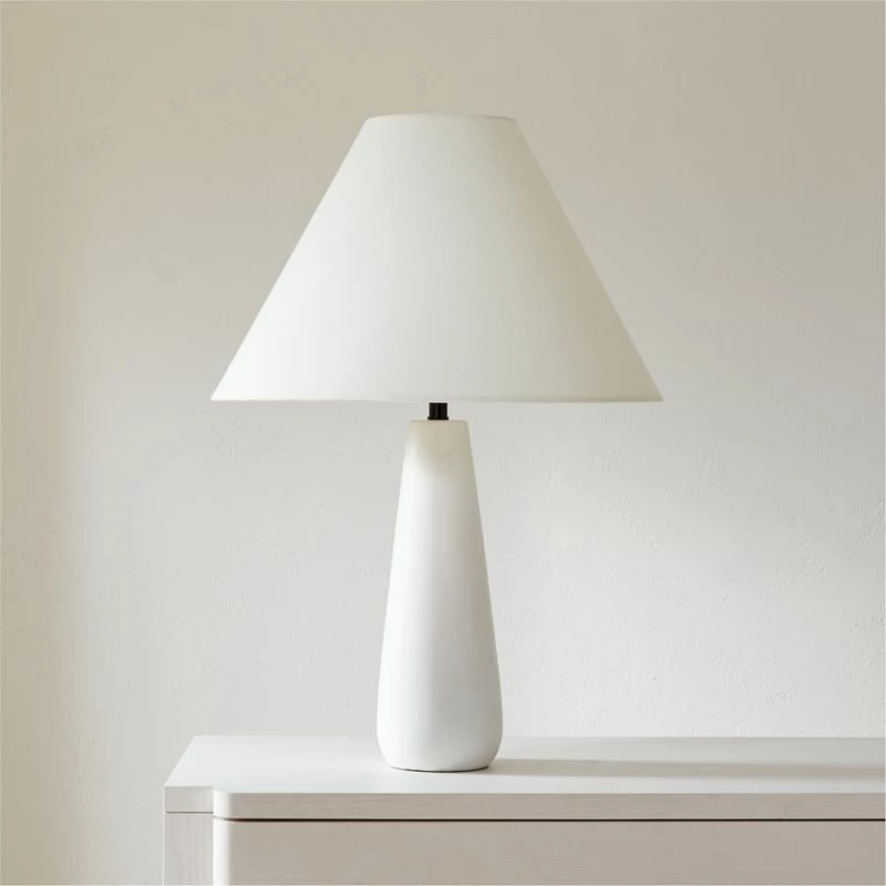 Polar White Cement Table Lamp 3 Polar White Cement Table Lamp