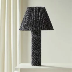 Scrunch Black And White Table Lamp