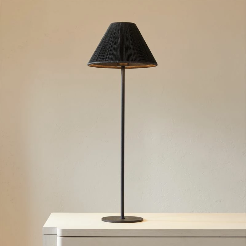 Slight Table Lamp With Black Shade 4 Slight Table Lamp With Black Shade - Image 2