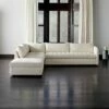 Stitch 4-Piece L-Shaped White Performance Fabric Sectional Sofa With Left Chaise -marin sHOP KMStitchNtrSectRASfCrArlsOtSHF20 1x1