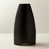 Kinsale Black Teak Wood Vase -marin sHOP KinsaleBlackTeakVaseSHF23