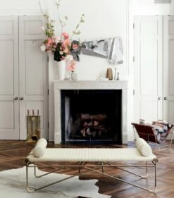 Firewood Tote -marin sHOP LaStrizzaLeatherBenchBolsterSP18