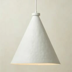 Lani White Pendant Light -marin sHOP LaniPlasterPendantSHS22