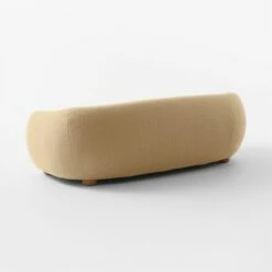 Laszlo Camel Brown Boucle Loveseat -marin sHOP LaszloCamelBclLoveseat3QBSSF23