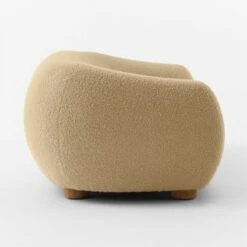 Laszlo Camel Brown Boucle Loveseat -marin sHOP LaszloCamelBclLoveseatSDSSF23