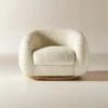 Laszlo Warm White Boucle Swivel Chair 2 Laszlo Warm White Boucle Swivel Chair -marin sHOP LaszloWrmWhtBclSwvlChairSHF23