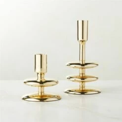 Latto Unlaquered Brass Taper Candle Holder Small -marin sHOP LattoUnlqdBrsTprHolderGrpFHS23