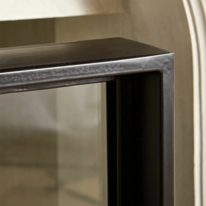 Ledge Glass Fireplace Screen 5 Ledge Glass Fireplace Screen - Image 3