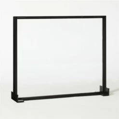 Ledge Glass Fireplace Screen 9 Ledge Glass Fireplace Screen -marin sHOP LedgeGlssFirePlaceScreenF20