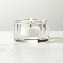 Lena Crystal Tealight Candle Holder Small 10 Lena Crystal Tealight Candle Holder Small -marin sHOP LenaCrystalTltHolderSmROS23