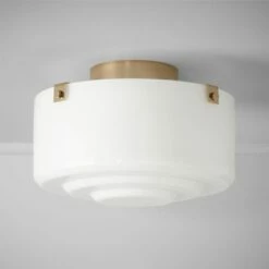 Lenon Champagne Flush Mount Light