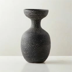 Leroi Black Terracotta Vase