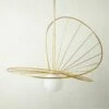 Libra Architectural Polished Brass Chandelier -marin sHOP LibraPldBsArchChndlr48inSHS23