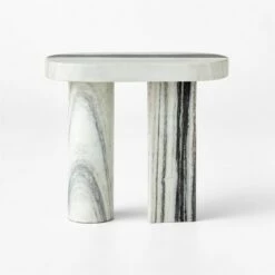 Livello White Marble Side Table 13 Livello White Marble Side Table -marin sHOP LivelloWhtMrblSideTableSOSSF22