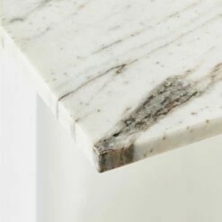 Luca White Marble Side Table -marin sHOP LucaWhtMrblSideTableAVSSF22