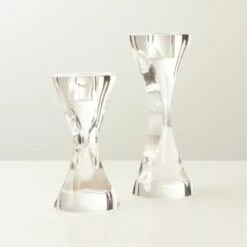 Lume Crystal Taper Candle Holder Large -marin sHOP LumeCystalTprHolderGrpFHF22