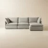 Lumin 4-Piece Modular Grey Performance Fabric Sectional Sofa 2 Lumin 4-Piece Modular Grey Performance Fabric Sectional Sofa -marin sHOP Lumin4PcModGyPrfFbcSctSfSHF23