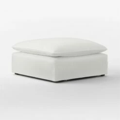 Lumin Snow White Performance Fabric Ottoman 8 Lumin Snow White Performance Fabric Ottoman -marin sHOP LuminWtPrfFbcOttoman3QSSF23