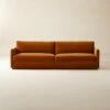 Malea Cognac Brown Velvet Sofa -marin sHOP MaleaCognacVelvetSofaSHF23