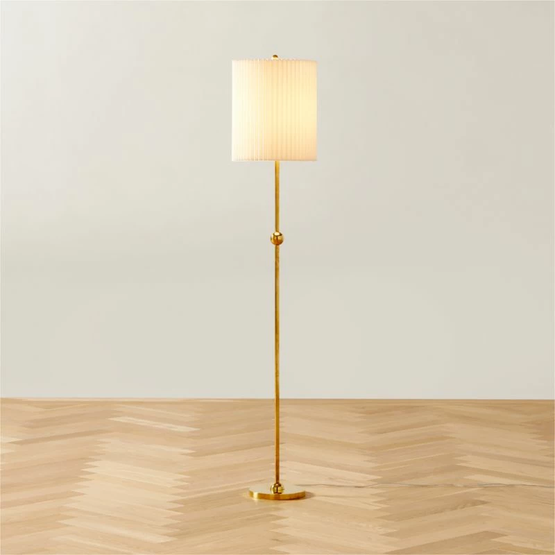 Marceau Boule Polished Brass Floor Lamp 4 Marceau Boule Polished Brass Floor Lamp - Image 2