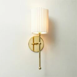 Marceau Boule Polished Brass Wall Sconce Light -marin sHOP MarceauPldBrsBlSconceROS23