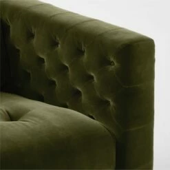 Marconi 3-Seater Tufted Green Velvet Sofa -marin sHOP Marconi3StTfdGrnVlvtSofaAVSSF23