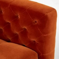 Marconi Tufted Rust Velvet Accent Chair 17 Marconi Tufted Rust Velvet Accent Chair -marin sHOP MarconiCprVlvtTfftdChairAV2SSF22