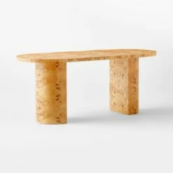 Marisa Burl Wood Desk 70'' -marin sHOP MarisaBurlwoodDeskLrg3QSSS23