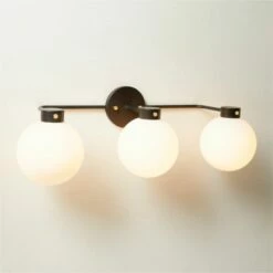 Marra 3-Bulb Black Globe Vanity Light 6 Marra 3-Bulb Black Globe Vanity Light -marin sHOP MarraBkPldBrs3BlbVntyScncROS23