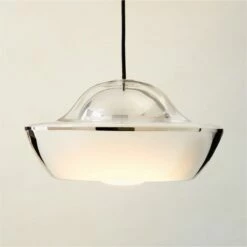 Materia Polished Nickel Dome Pendant Light -marin sHOP MateriaPldNklPendantROF22