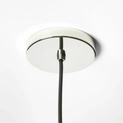 Materia Polished Nickel Dome Pendant Light -marin sHOP MateriaPldNklPendantSSF22