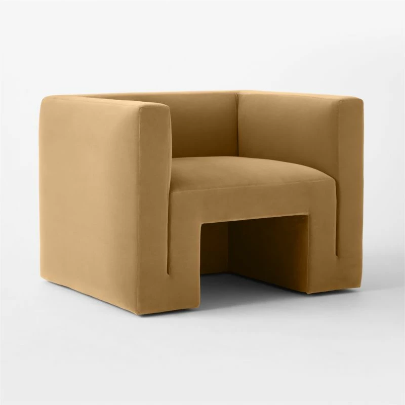 Matra Camel Velvet Lounge Chair 8 Matra Camel Velvet Lounge Chair - Image 6