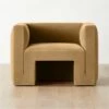 Matra Camel Velvet Lounge Chair