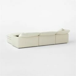 Mattea 4-Piece Neutral Performance Linen Sectional Sofa With Right-Arm 14 Mattea 4-Piece Neutral Performance Linen Sectional Sofa With Right-Arm -marin sHOP Mattea4PcNatRASect3QBSSS23