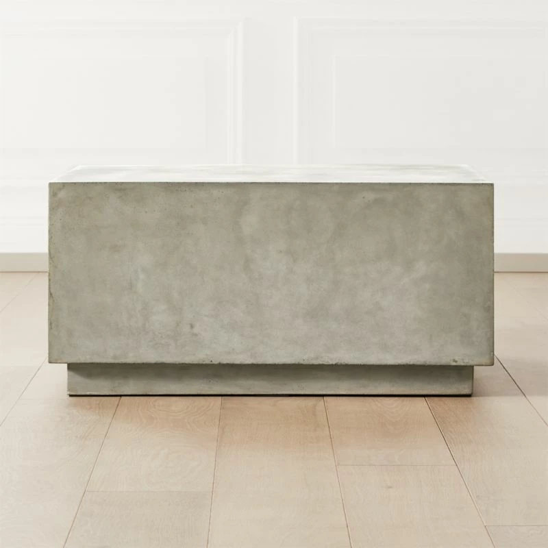 Matter Grey Cement Square Coffee Table 3 Matter Grey Cement Square Coffee Table