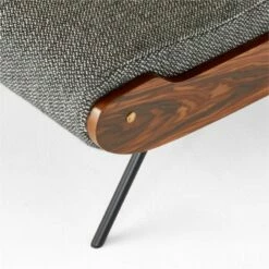Meda Grey Wool Armless Lounge Chair 19 Meda Grey Wool Armless Lounge Chair -marin sHOP MedaGreyWoolLngChairAVSSF22