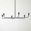 Meldon Matte Black Chandelier -marin sHOP MeldonMatteBlackPndntSHF21